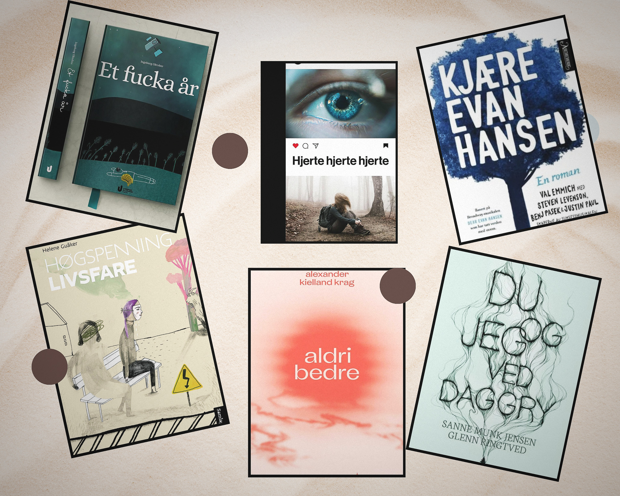 Seks bøker om selvmord